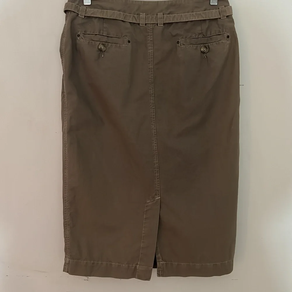Max Mara Weekend 90's vintage,military green, pencil skirt size 2 - Picture 2 of 8